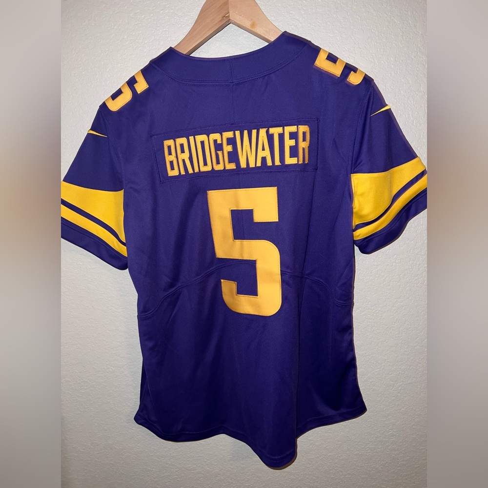 Special Edition-Minnesota Vikings Color Rush Teddy Bridgewater Jersey-Ladies LG